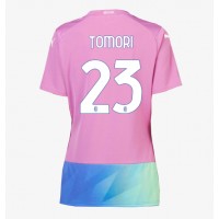 AC Milan Fikayo Tomori #23 Tretí Ženy futbalový dres 2023-24 Krátky Rukáv